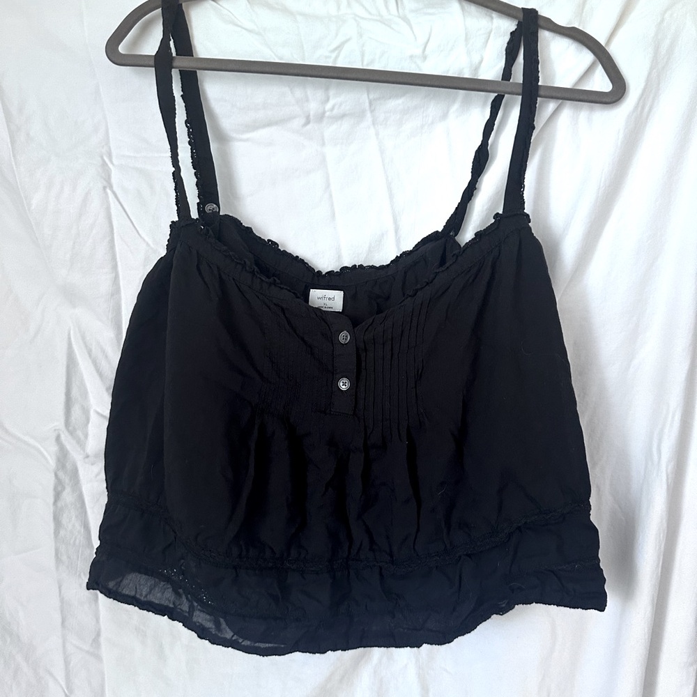 Aritzia Wilfred, loose crop top
